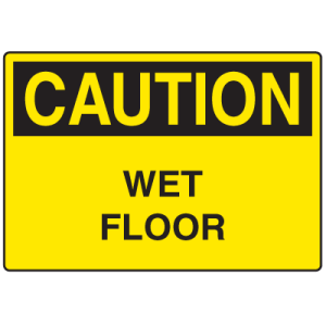 Wet Floor Sign - 1Pc